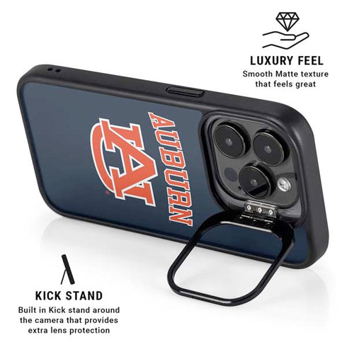 Auburn University AU iPhone 15 Pro Kickstand Case